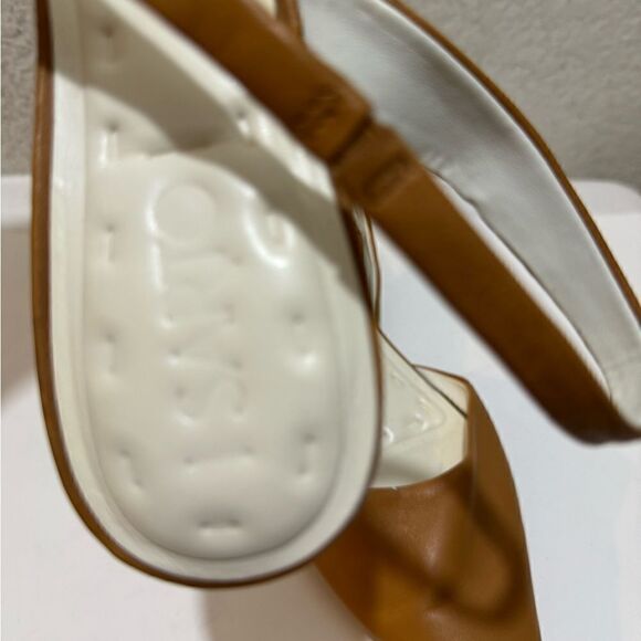 Sarto Leather Flats 9.5 M soft leather tan - Picture 5 of 15